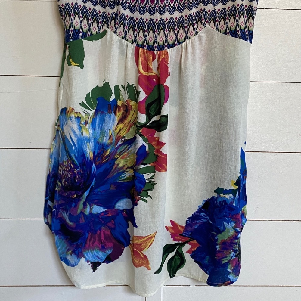 Anthropologie Fig and Flower Button Front Sleeveless Tunic Top S - EUC - Picture 9 of 12